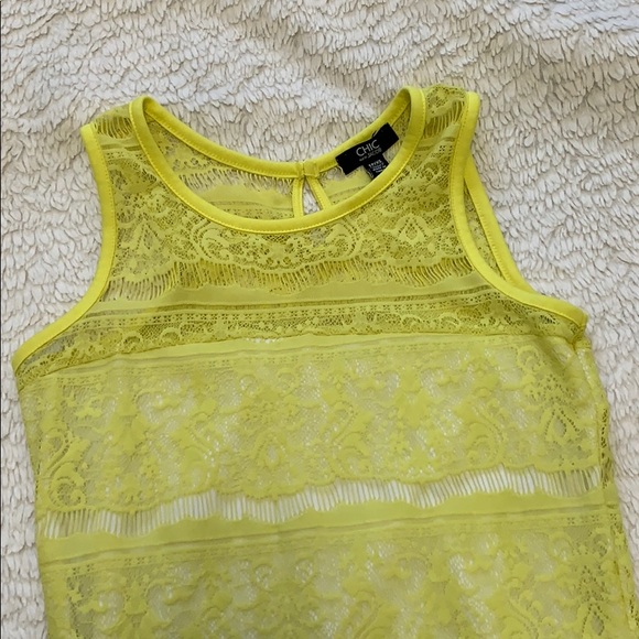 Chic by Jacob Sleeveless laced top - Picture 3 of 3